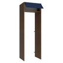 Porta-Geladeira 73 cm 1 Porta Basculante Rustic/Azul Vik Madesa