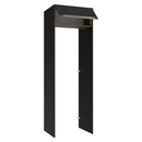 Porta-Geladeira 73 cm 1 Porta Basculante Preto/Rustic/Preto Lux Madesa