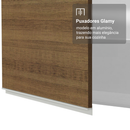 Porta-Geladeira 83 cm 1 Porta Basculante Branco/Rustic Glamy Madesa