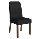 Conjunto Sala de Jantar Tampo com Vidro 4 Cadeiras Rustic/Oxford Todi Madesa