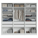 Guarda-Roupa Modulado 240 cm 6 Portas 6 Gavetas Branco Neo Madesa 03