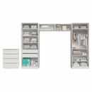 Quarto Infantil com 2 Guarda-Roupas Neo 2 Aéreos 1 Cômoda Branco Madesa 03