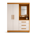 Guarda Roupa Solteiro 2 Portas 3 Gavetas Flex NT6020 Nótável Móveis