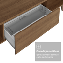 Rack para TV até 75 Polegadas 180 cm 2 Portas 1 Gaveta Rustic Dune Madesa