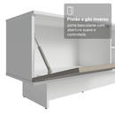 Rack para TV até 80 Polegadas 218 cm 2 Portas Branco/Crema Vik Madesa