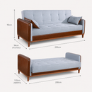 Sofá Cama D28 3 Lugares Unique Design