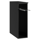 Balcão Porta-Pano 20 cm Suspenso Preto Nice Madesa