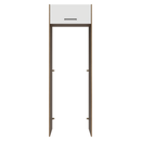 Porta-Geladeira 73 cm 1 Porta Basculante Rustic/Branco Agata Madesa