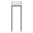 Porta-Geladeira 73 cm 1 Porta Basculante Rustic/Branco Stella Madesa