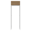 Porta-Geladeira 73 cm 1 Porta Basculante Branco/Rustic Stella Madesa