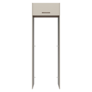 Porta-Geladeira 73 cm 1 Porta Basculante Crema/Rustic/Crema Agata Madesa