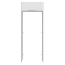 Porta-Geladeira 83 cm 1 Porta Basculante Branco Stella Madesa
