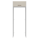 Porta-Geladeira 83 cm 1 Porta Basculante Branco/Crema Agata Madesa