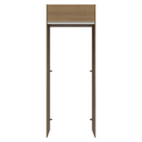 Porta-Geladeira 83 cm 1 Porta Basculante Rustic Glamy Madesa