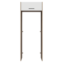 Porta-Geladeira 83 cm 1 Porta Basculante Rustic/Branco Agata Madesa