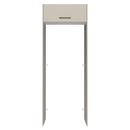 Porta-Geladeira 83 cm 1 Porta Basculante Crema/Branco/Crema Agata Madesa