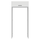 Porta-Geladeira 103 cm 1 Porta Basculante Branco Agata Madesa