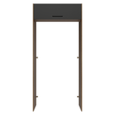 Porta-Geladeira 103 cm 1 Porta Basculante Rustic/Preto Agata Madesa