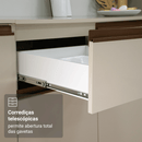 Armário de Cozinha Compacta 180 cm Suspenso Crema Nice Madesa 04