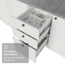 Armário de Cozinha Completa 270 cm Branco Vik Madesa 06
