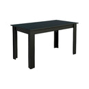 Conjunto Sala de Jantar Tampo de Madeira 4 Cadeiras Rustic/Preto/Oxford Hera Madesa