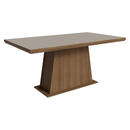 Conjunto Sala de Jantar Tampo de Madeira 6 Cadeiras Rustic/Crema/Imperial Assis Madesa