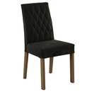 Conjunto Sala de Jantar Tampo com Vidro 6 Cadeiras Rustic/Oxford Dinan Madesa