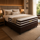 Cama Box Queen (Colchão + Base) 158x198 Supremo Bacetto