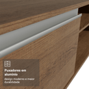 Rack para TV até 80 Polegadas 218 cm 2 Portas Rustic Glamy Madesa