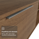 Rack Suspenso para TV até 80 Polegadas 218 cm 2 Portas Rustic Stella Madesa