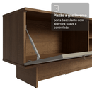 Rack para TV até 80 Polegadas 218 cm 2 Portas Rustic/Crema Agata Madesa