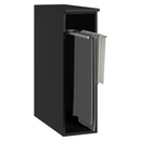 Balcão Porta-Pano 20 cm Suspenso Preto Nice Madesa