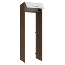 Porta-Geladeira 73 cm 1 Porta Basculante Rustic/Branco Agata Madesa