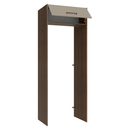 Porta-Geladeira 83 cm 1 Porta Basculante Rustic/Crema Agata Madesa