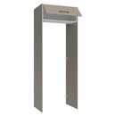 Porta-Geladeira 83 cm 1 Porta Basculante Crema/Branco/Crema Agata Madesa