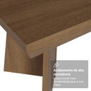 Conjunto Sala de Jantar Tampo de Madeira 6 Cadeiras Rustic/Silver Sarlat Madesa