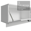 Rack Suspenso para TV até 80 Polegadas 218 cm 2 Portas Branco Agata Madesa