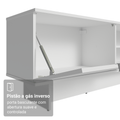 Rack para TV até 80 Polegadas 218 cm 2 Portas Branco Stella Madesa