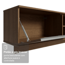 Rack Suspenso para TV até 80 Polegadas 218 cm 2 Portas Rustic Glamy Madesa
