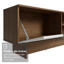 Rack para TV até 80 Polegadas 218 cm 2 Portas Rustic/Branco Stella Madesa