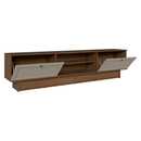 Rack para TV até 80 Polegadas 218 cm 2 Portas Rustic/Crema Vik Madesa