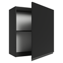 Armário Aéreo 60 cm 1 Porta Preto Nice Madesa
