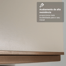 Armário de Cozinha Compacta 180 cm Suspenso Crema Nice Madesa 04
