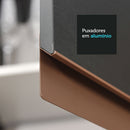 Armário de Cozinha Compacta 120cm Madesa Preto