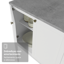 Armário de Cozinha Completa 270 cm Branco Vik Madesa 06