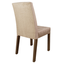 Conjunto Sala de Jantar Ravena Mesa Tampo de Vidro 4 Cadeiras Rustic/Crema/Suede Imperial Madesa