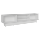 Rack para TV até 80 Polegadas 218 cm 2 Portas Branco/Cinza Vik Madesa