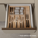 Armário de Cozinha Compacta 180 cm Suspenso Crema Nice Madesa 04