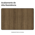 Rack para TV até 80 Polegadas 218 cm 2 Portas Rustic Stella Madesa