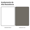 Armário de Cozinha Completa de Canto 549 cm Branco/Cinza Vik Madesa 01